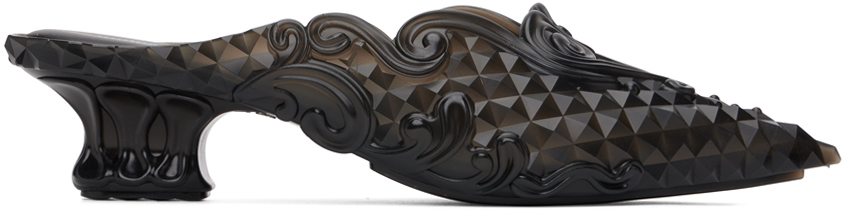 Black Melissa Edition Melissa Point Mules