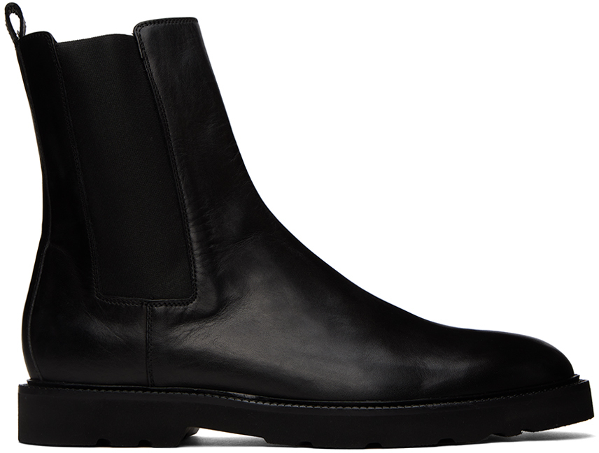 Black Elton Chelsea Boots